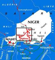 Carte Niger